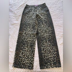 Edikted Animal Print Pants